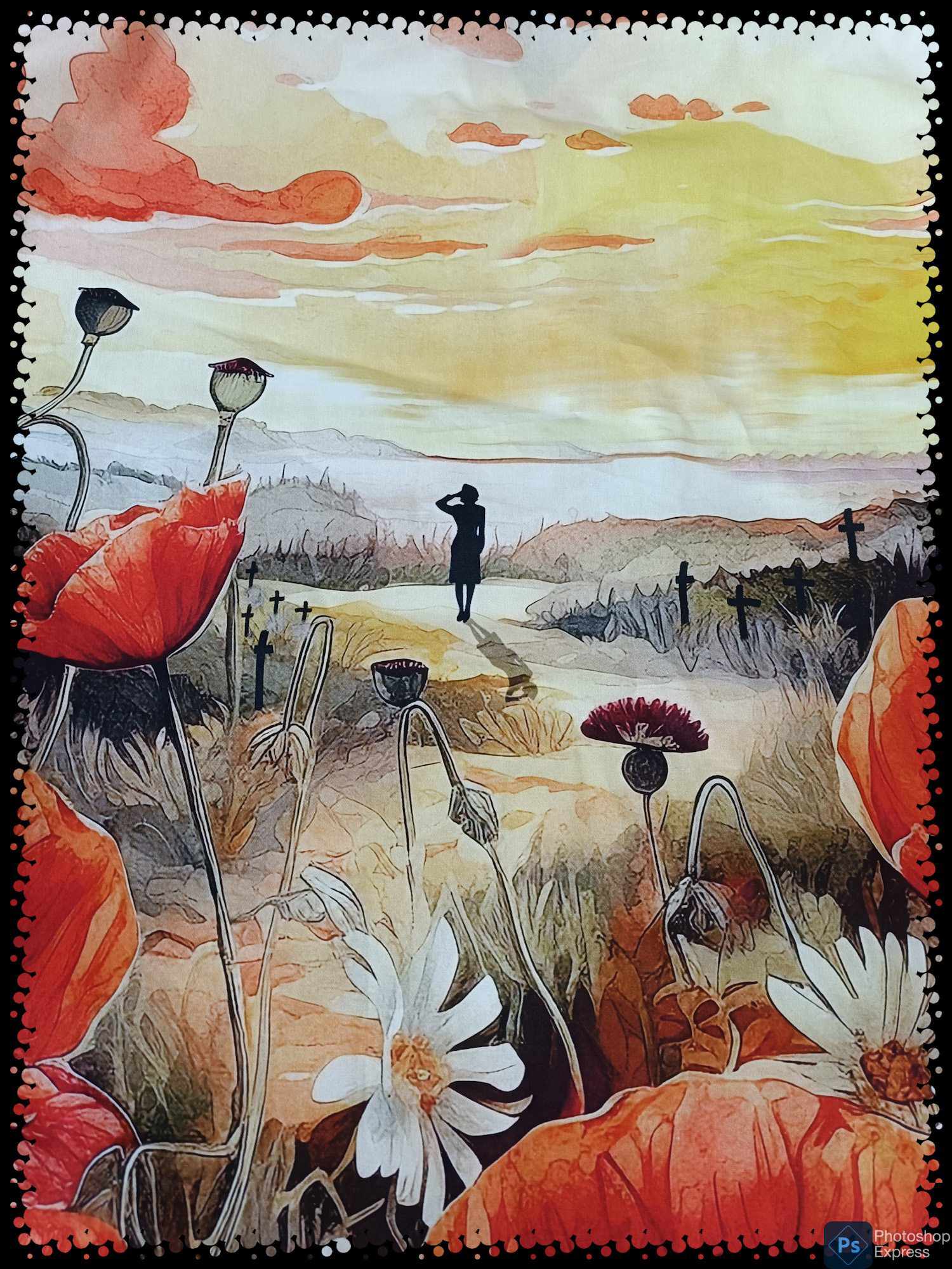 Remembering Mates Scrub Top