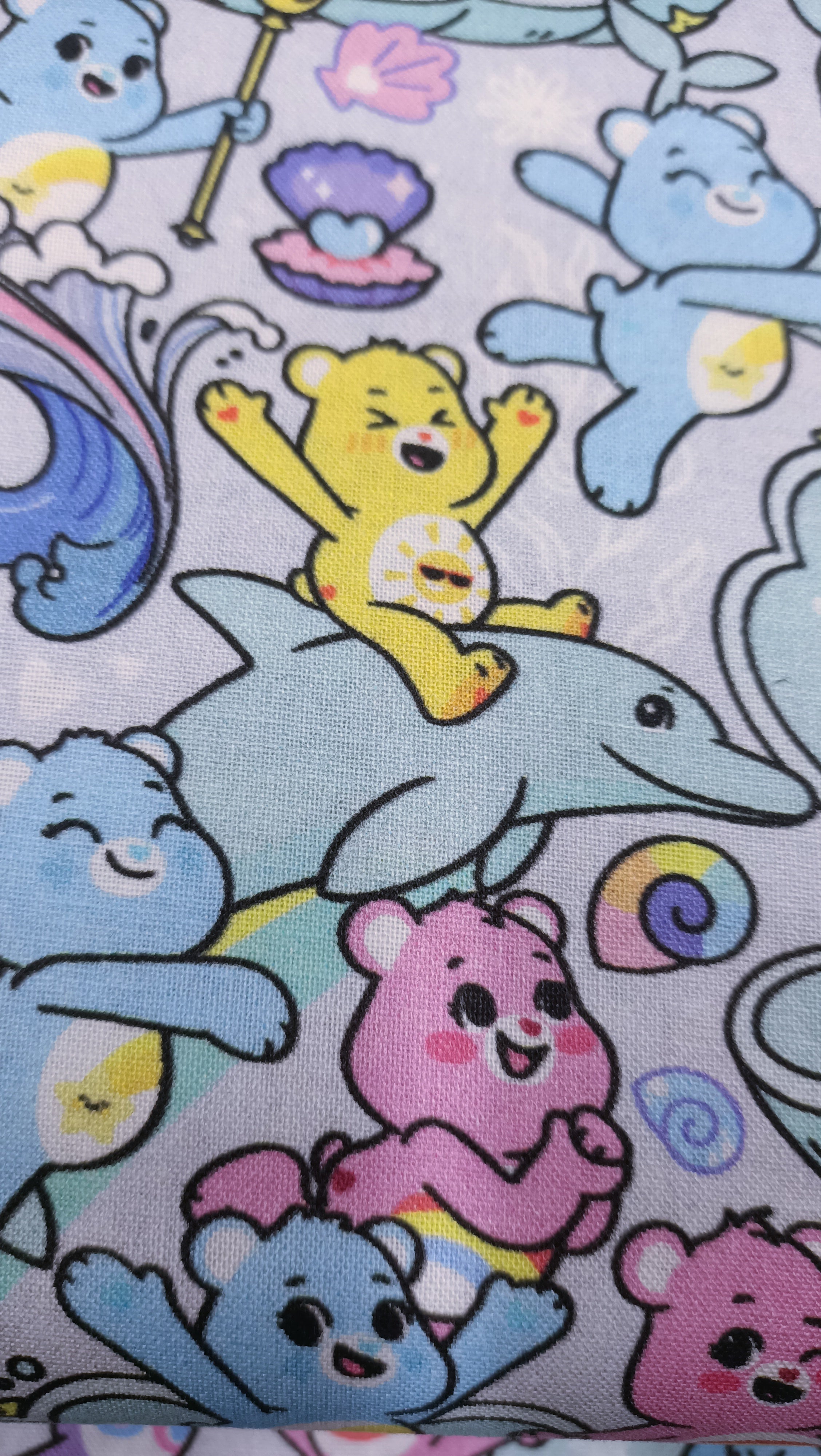 Ocean CareBear Scrub Top