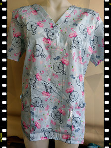 Bike riding flamingo's - Skrubbers
