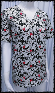 Mono Mickey Scrub Top