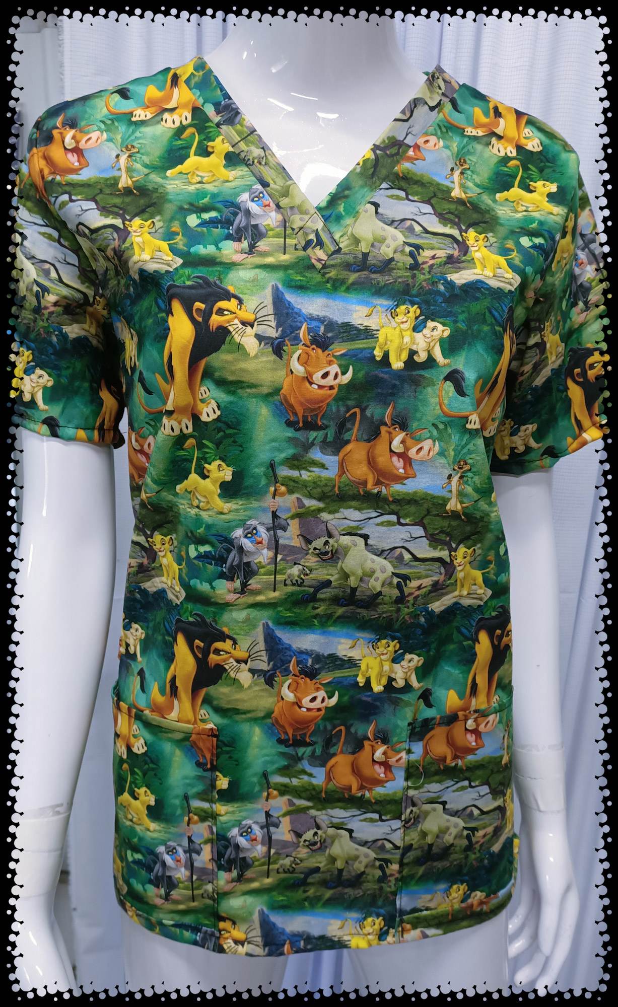 Lion King Scar Scrub Top – Skrubbers - Main Image