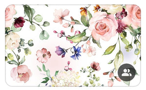 Watercolor Floral Scrub