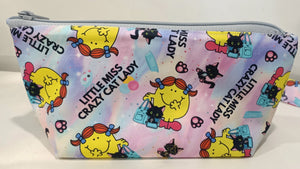 Crazy Cat Lady zip pouch - Skrubbers